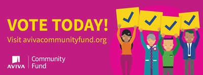 We believe people are #BetterTogether. Voting is now open! Vote today at avivacommunityfund.org (CNW Group/Aviva Canada Inc.)