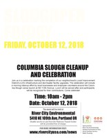 Parkrose Businesses Host Columbia Slough Clean-Up, Celebration of Local Improvement District Infrastructure Upgrades