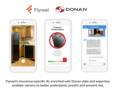 Flyreel's insurance-specific AI, enriched with Donan data and expertise, enables carriers to better understand, predict and prevent risk.