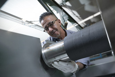 Pronexos’ activities include carbon fibre rollers for the paper, film/foil and converting industries as well as specialist manufacturing for the aerospace and semiconductor industries. (PRNewsfoto/Pronexos)