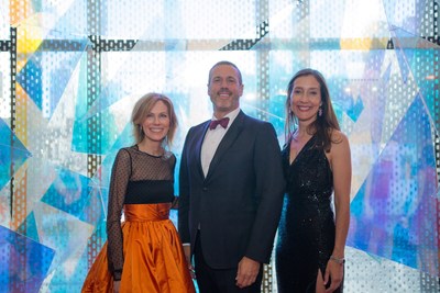 MAC Ball Honorary presidents. From left to right: Nathalie Goyette, Éric Bujold, France Margaret Bélanger Photo: Max Messier (CNW Group/Musée d'art contemporain de Montréal)