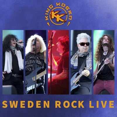 Legendary band King Kobra led by legendary drummer Carmine Appice strikes again! The band is releasing its first ever live album “Sweden Rock Live”. It is available now for download and across all streaming platforms. Recorded in 2016 at the Sweden Rock Festival the album features original members Appice, Johnny Rod, David Michael Phillips and vocalist Paul Shortino (who has been in King Kobra since 2010).  Filling in for Mick Sweda was Jordan Ziff.