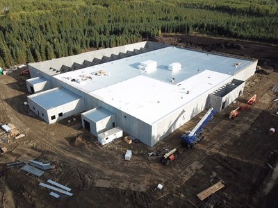 Aerial view of Acreage Pharms Phase 3 facility - September 2018. (CNW Group/Invictus MD Strategies)