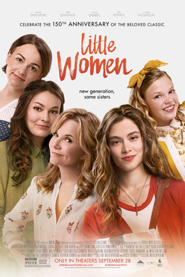 LITTLE WOMEN in theaters nationwide September 28, 2018