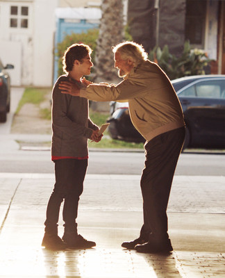 Ryan Ochoa and Hal Linden in "The Samuel Project"