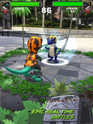 The UNTAMED Battle ARena Augmented Reality app brings WowWee's Untamed dinosaurs to life, available now for iOS