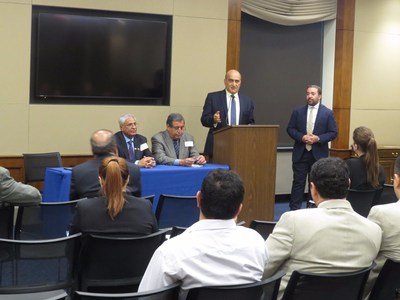 From left: Mr. Abdulsalam Mused (STC, Foreign Minister), Dr. Walid Phares (Fox News) and Daniel Faraci (Director, Grassroots P.C. LLC) at Capitol Hill Briefing, Tuesday, September 25, 2018.