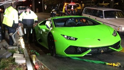 Anthony Lupoe & Tow Master Syre Perkins of Tow Atlanta are loading a Stolen $400,000 Lamborghini Huracan that was left locked with no keys, with the air-ride suspension flat with only 1.5 inches of ground clearance parked between 2 parked cars on 01/07/2018. Atlanta Police Towing Companies refused to tow the vehicle do to risk associated with risks of damages do to the lack of knowledge and equipment required for the task.