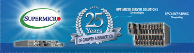 수퍼마이크로, 미국을 기반으로 그린 컴퓨팅 서버와 스토리지 시스템을 공급한 회사 창립 25주년을 기념