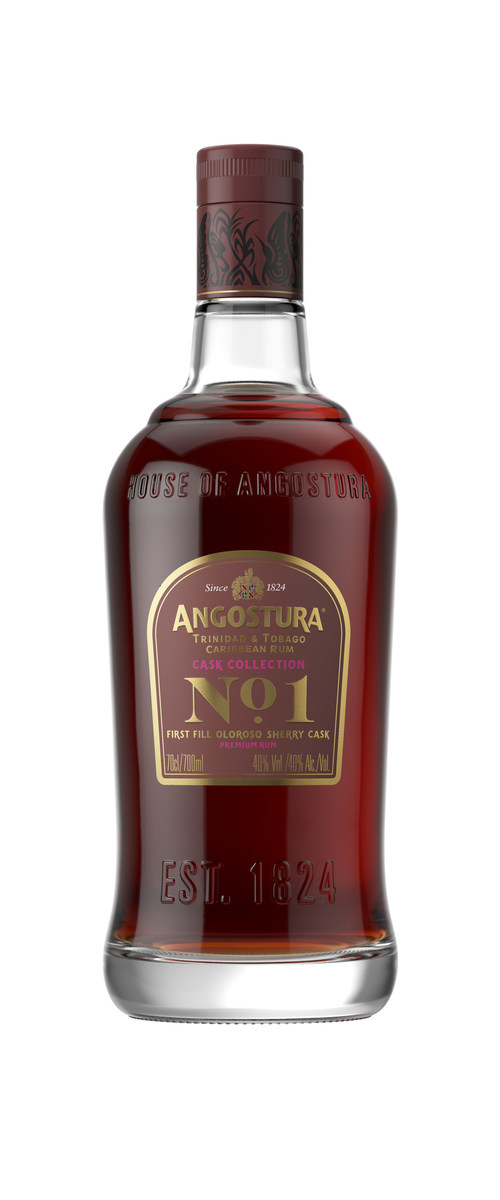 Angostura releases new Cask Collection Ultra-Premium Rum finished in Sherry Casks (PRNewsfoto/Angostura Holdings Limited)