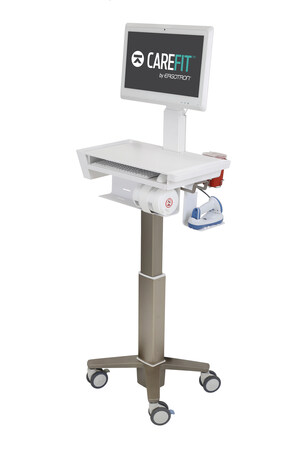 Ergotron's New CareFit™ Cart Puts Patients and Caregivers First