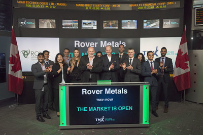Rover Metals Corp. opens the market (CNW Group/TMX Group Limited)