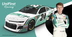 The UniFirst No. 24 Chevy Camaro and NASCAR Driver William Byron Head to Charlotte for Sunday's Race