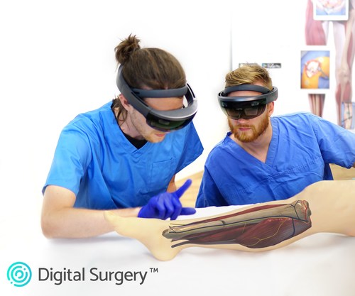 Digital Surgery on Microsoft Hololens (PRNewsfoto/Digital Surgery)