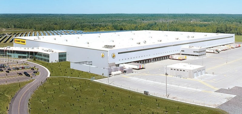 Giant Tiger new state of the art Distribution Center in Johnstown, ON. (CNW Group/Giant Tiger Stores Limited)
