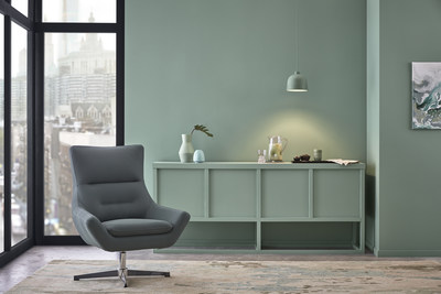 This harmonious green-blue is perfectly balanced, neutral enough to inspire our growth in any direction.