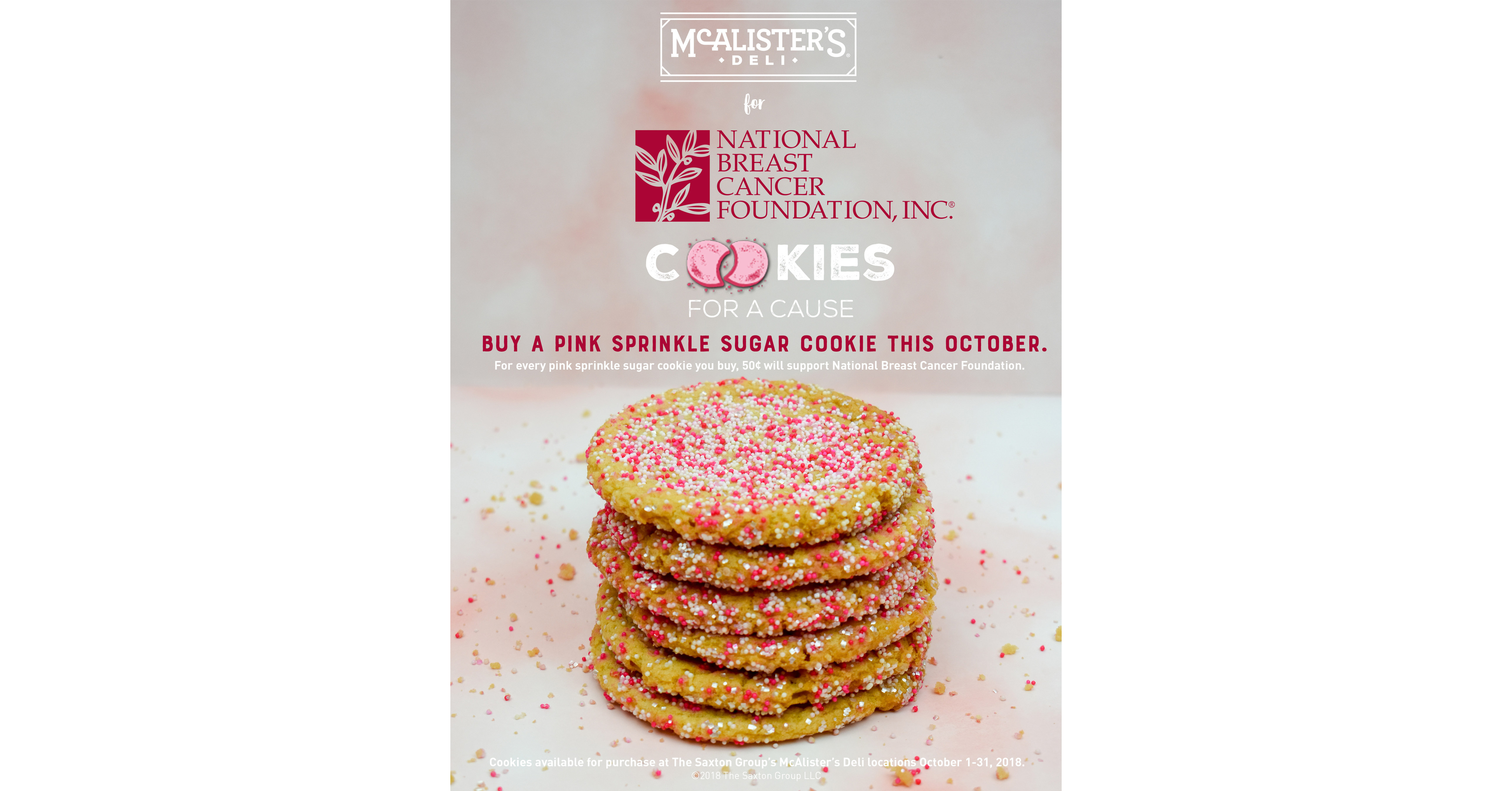 https://mma.prnewswire.com/media/751012/The_Saxton_Group_McAlisters_Deli_NBCF_Cookies.jpg?p=facebook