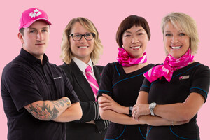 WestJet goes pink again to help make breast cancer beatable