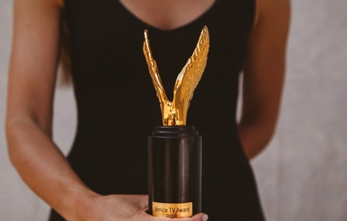 Golden Wings for the Winners at VENICE TV AWARD 2018 (PRNewsfoto/Venice TV Award)