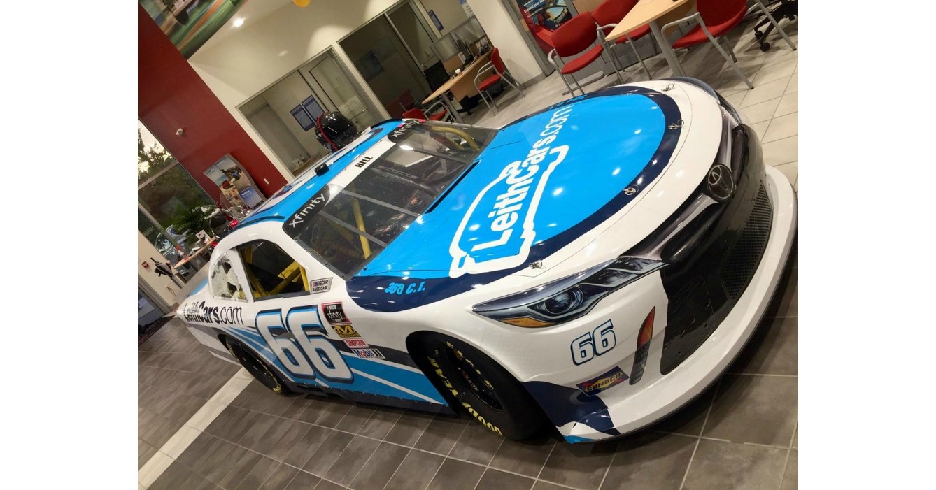 LeithCars.com Sponsors NASCAR Xfinity Team at Charlotte's New Roval