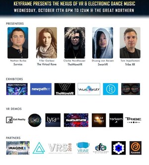 On Oct. 17, Keyframe-Entertainment Presents the Convergence of Electronic Dance Music and VR at San Francisco's Great Northern