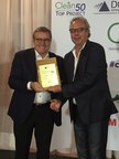 Mario Plourde receives the Clean50 and Clean16 awards for his contribution to sustainable development