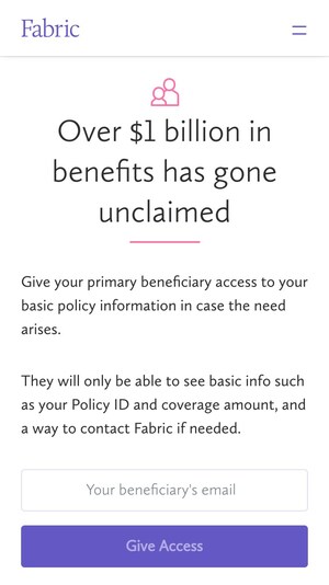 Fabric Helps Improve Financial Security for Families with New Digital Sharing Feature for Life Insurance Policies