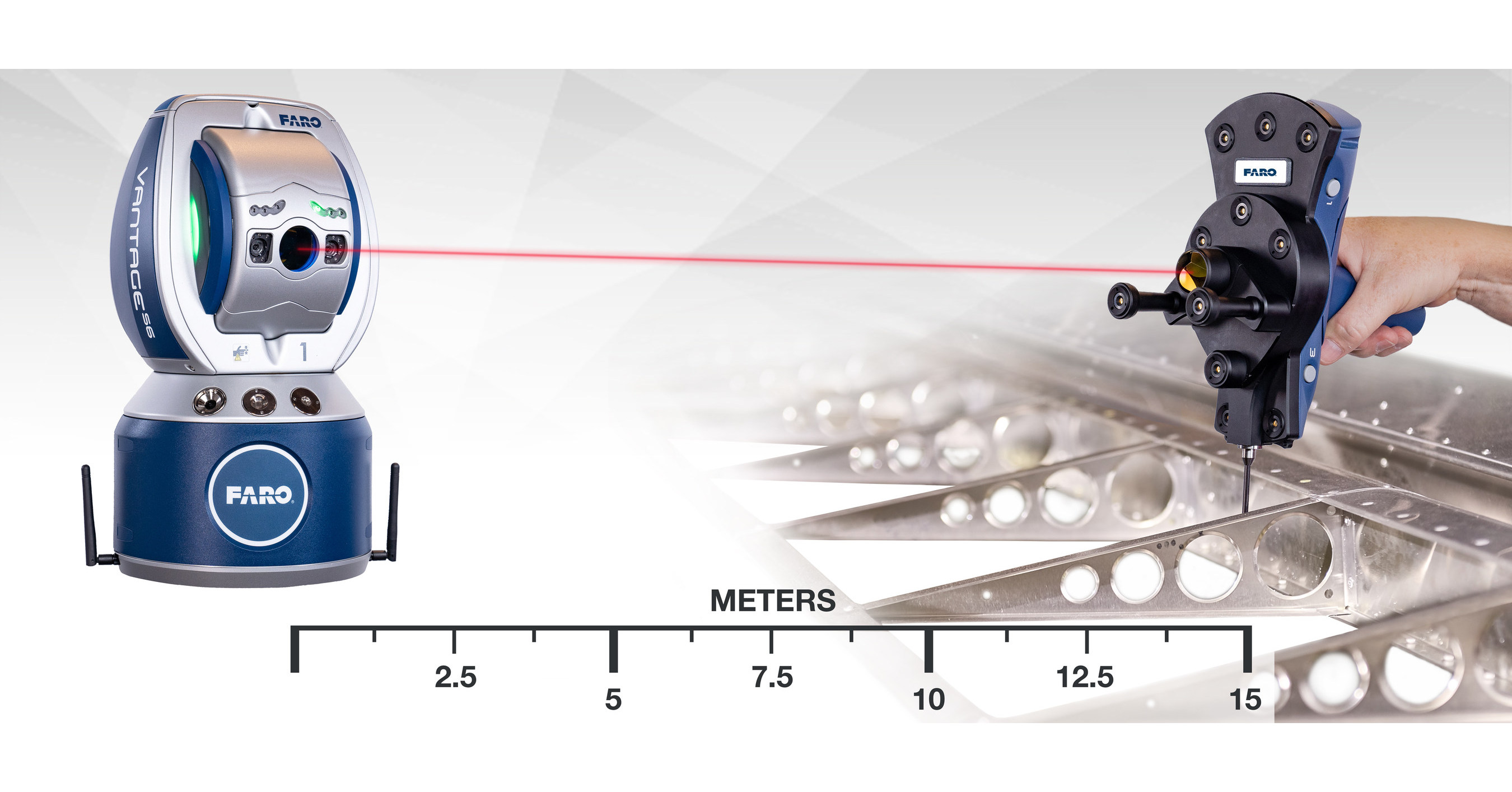 FARO® presenta la nueva plataforma de laser tracker con 6 grados de