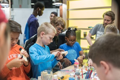 Stanley Black & Decker's mobile Makerspace at the U.S. Science & Engineering Festival.