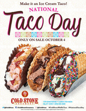 Cold Stone Creamery Celebrates National Taco Day with Waffle Tacos