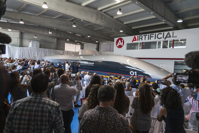 Hyperloop Transportation Technologies Reveals Full-Scale Passenger Capsule