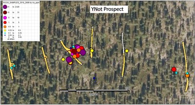 YNot Prospect (CNW Group/Aurion Resources Ltd.)