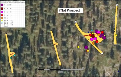 YNot Prospect (CNW Group/Aurion Resources Ltd.)