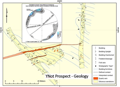YNot Prospect - Geology (CNW Group/Aurion Resources Ltd.)