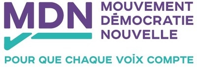 Logo : MDN (Groupe CNW/Mouvement Dmocratie Nouvelle)