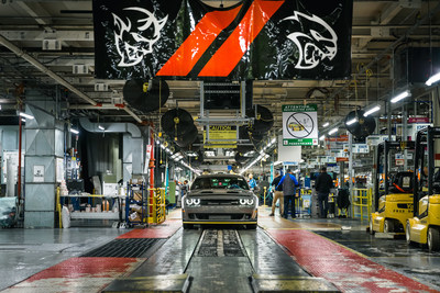 Demon-possessed 2019 Dodge Challenger SRT Hellcat Redeye models are now rolling off the line as production of the 797-horsepower muscle car started today at the FCA US Brampton Assembly Plant (Ontario, Canada).