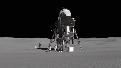 洛克希德·马丁公司的载人月球着陆器概念展示了如何将宇航员送到月球表面进行可持续探索。