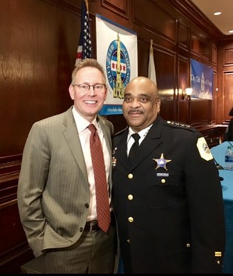 John C. Robak, President of Greeley and Hansen, and Police Superintendent Eddie Johnson are Host Committee Chairs of the Chicago Children’s Advocacy Center’s October 10th fundraising event to prevent child abuse in Chicago.