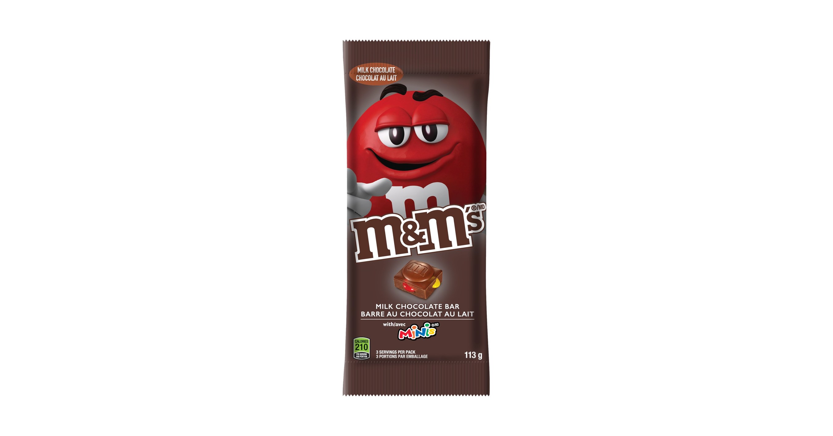 M&M's Extra Large Tablet Bar Milk Chocolate with Mini's and Crisp Rice  (110g)