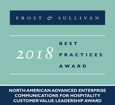 Mitel Recognized by Frost & Sullivan for Communications and Collaboration Solution Tailored to the Hospitality Industry