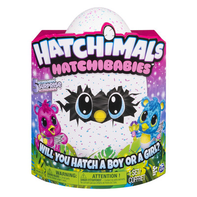 HatchiBabies, will you hatch a boy or a girl (CNW Group/Spin Master)