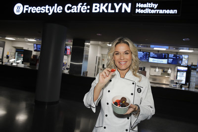 Celebrity Chef and newest WW Ambassador Cat Cora opens the WW Freestyle Café: BKLYN at Barclays Center on Thursday, October 4, 2018 in Brooklyn, New York. The WW Freestyle Café: BKLYN offers a diverse menu of WW Freestyle-inspired Mediterranean dishes (Andrew Kelly/AP Images for WW)