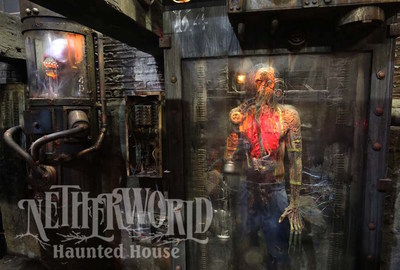 This season, after 21 successful years in the same location, the Netherworld team re-designed, rebuilt and moved the haunt into a much larger building. With more than 300 animatronics and special effects, hundreds of employees and a massive budget, the art of scaring is an extremely sophisticated challenge that modern attractions like Netherworld take very seriously.