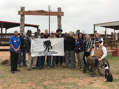 Warriors at Restoration Ranch during Wounded Warrior Project event
