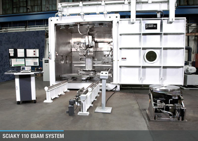 A Sciaky EBAM 110 metal 3D printing system.