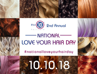 Its A 10 Haircare Celebrates 6th Annual National Love Your Hair Day With  50 Off Sitewide and a Chance for 10 Lucky Loyalists to Win a 1Year Supply  of Miracle LeaveIn
