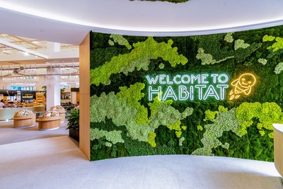 Entrance to habitat by honestbee: world's first ?NewGen Retail' concept where technology meets experiences through food