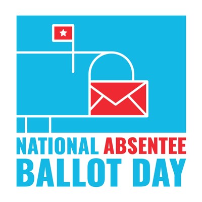 National Absentee Ballot Day Logo