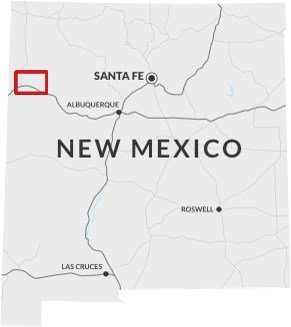 Figure 2: Laramide Resources Ltd. Projects area in New Mexico, USA. (CNW Group/Laramide Resources Ltd.)