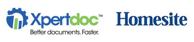 Logo: Xpertdoc Technologies and Homesite Insurance (CNW Group/Xpertdoc Technologies Inc.)